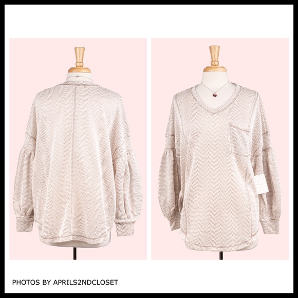 FREE PEOPLE BOHO PULLOVER FLOWY TUNIC TOP A3C - Picture 3 of 16